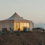 Luxury desert camp in Agafay Desert Morocco